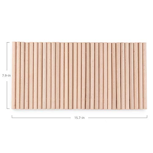 Niteangel Hamster Climbing Ladder Wooden Suspension Bridge for Guinea Pigs Rats Hedgehog Gerbils Mouse Sugar Glider and Other Small Animals (Medium) - size: 15.7" x 7.9"