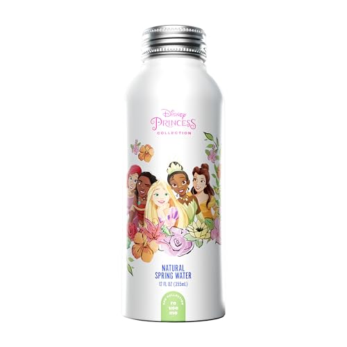 PULSE Disney Princess Natural Spring Water - Disney Bottles - Filtered Spring - BPA-Free Recyclable Bottles - 12 Pack - style: Disney Princesses
