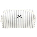 PAZIMIIK Cozy Makeup Bag for Women,Zipper Cosmetic Pouch,Stripe Black | Soft Cosmetic Organizer for Makeup,Skincare,Toiletries,Daily Beauty Essentials,Purse,On-the-Go,Bridesmaid Gifts - color: Stripe Black