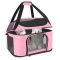 Soft Cat Carrier Up to 20 Lbs, Washable Pet Travel Bag for Kitten Puppy | Breathable Mesh, Medium to Big Pets Small Dog,Soft-sided Cloth Animal Crate for Car Travel Carrying, Safe for Vet Visit,Pink - color: Pink