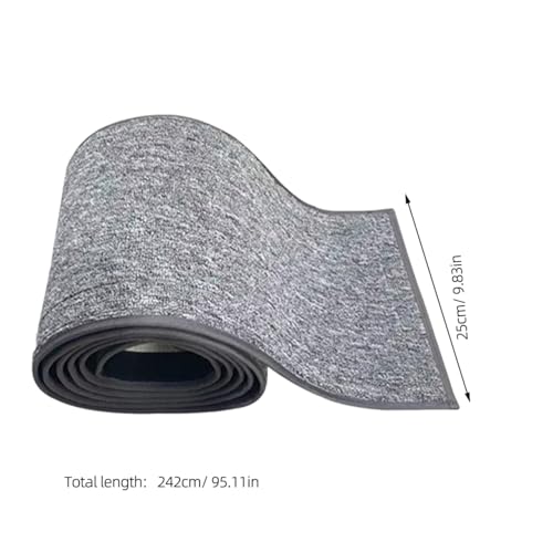 VANZACK Cat Exercise Wheel Mat Nonskid Cushion for Cat Running Wheel Felt Pad Replacement Noise Reducing Mat 95.27X9.84X0.27In Indoor Pet Treadmill Accessory