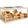 PROLEE Hamster Cage with Metal Mesh Top, Chewproof Wooden Guinea Pig Cages, Mice and Rat Habitat,Large Hamster Cages with Acrylic Sheets Solid Built (40X20X20 Inch) - size: 40.0"L x 20.0"W x 20.0"H
