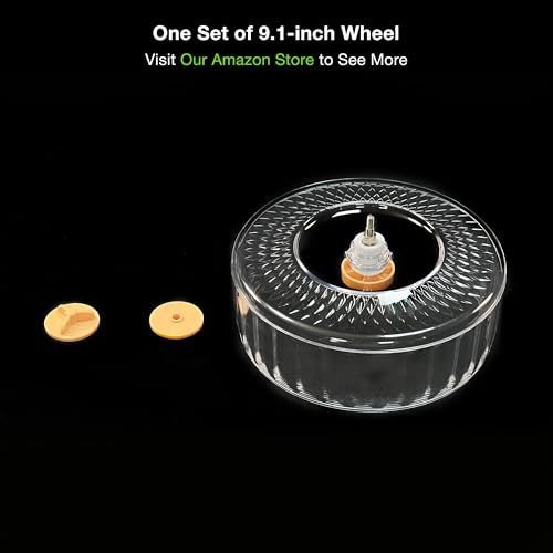 GuineaLoft™ Silent Hamster Wheel - 9.1 inch (23cm) for Hamsters, Mice, Gerbils & Small Animals - size: 9.1 inch