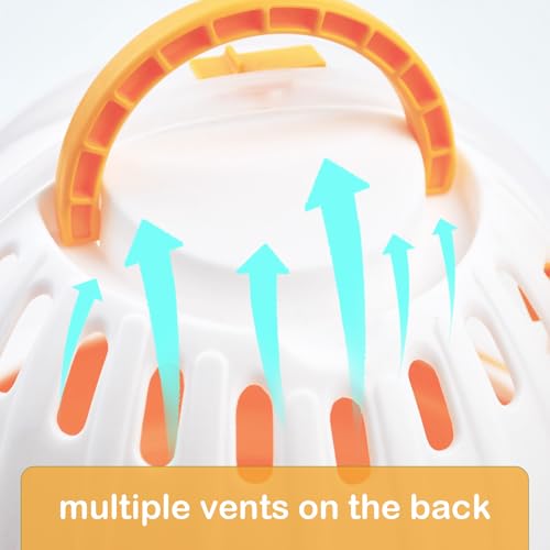 Hamster Carrier Cage with Water Bottle,Portable Dwarf Hamster Travel Carrier Plastic Guinea Pig Carrier Small Animal Breathable Outdoor Cage for Hamsters Chinchillas Hedgehog (Orange) - color: 【Orange】