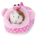 JanYoo Guinea Pig Rat Accessories Toys House Hideout Cage Supplies Chinchilla Cage Ferret Gerbil(S,Pig) - color: 2-Pig, size: S