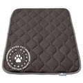 Paw Inspired Washable Padded Crate Mats for Dogs, Gray, 35x22 Inch | Fits 36-inch Kennels, Leakproof, Waterproof Bottom, Plush Dog Pad, Pet Bed - color: Gray, size: 36 Inch