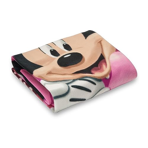 Disney Junior Minnie Mouse Fleece Throw So Many Bows 45"X60" Blanket - color: So Many Bows, size: 45" x 60"