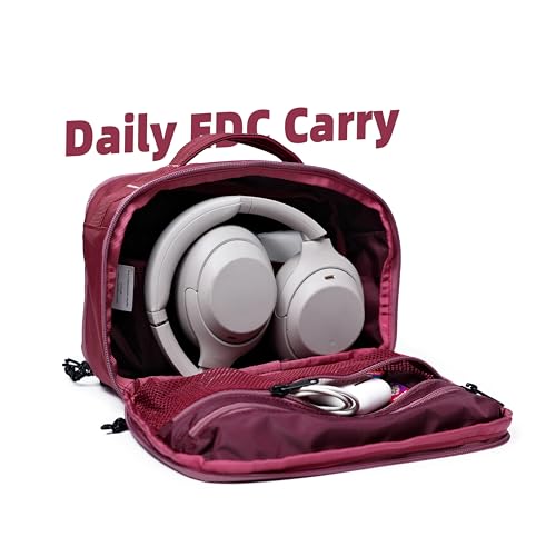 Accessories Bag & Tech Pouch | Organizer for Cables, Electronics & Everyday Essentials, Water-Repellent, Dual-Sided Padded - color: Valkyrie
