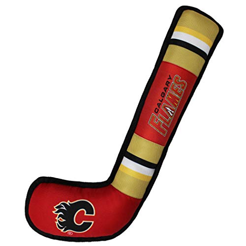 Pets First CGY-3232 Pet Toy - color: Calgary Flames, style: NHL Dog Tug Toy