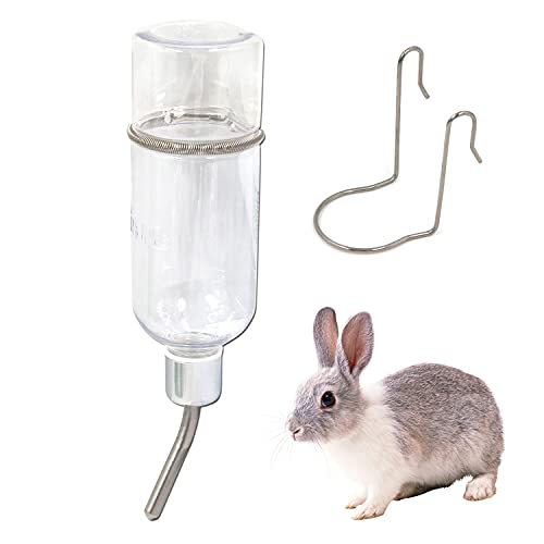Semetall Pet Water Bottle 350ml/11.8oz | No Drip Hanging Automatic Water Feeder for Birds,Hamster,Guinea Pigs,Chinchilla,Parrot and Other Small Animals