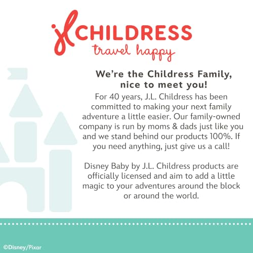 J.L. Childress Disney Baby Gate Check Travel Bag for Umbrella Strollers - color: Mickey Red