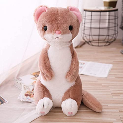 Ferrets Plush Pillow 20 Inch(Brown) - color: Brown