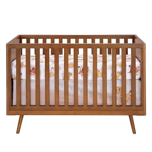 Lambs & Ivy Disney Baby Lion King Safari Fitted Crib Sheet - White - color: Lion King Safari, size: Standard Crib