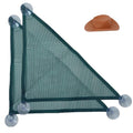 Reptile Hammock with Suction Cups for Bearded Dragon Lizard, Leopard Gecko, Green Lguana, Sunbathing, Climbing, Jumping, Terrariums or Tank Accessories