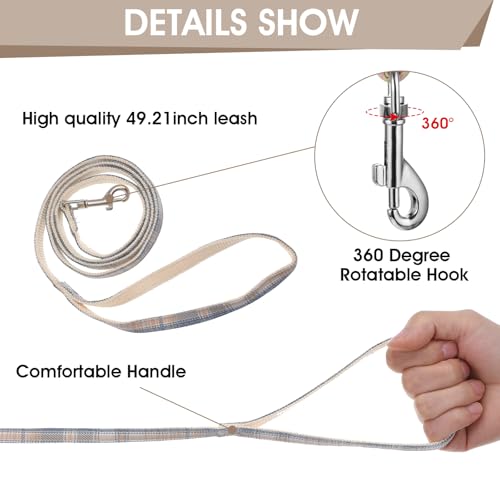 TIESOME Cat Harness and Leash Set, Adjustable Gradient Kitten Harness | Escape Proof Harness with Leash for Kitty Outdoor Walking - color: Bow Tie