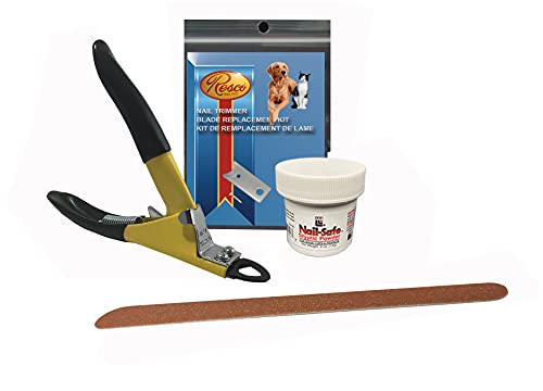 Original Deluxe Dog Nail Clippers - Professional USA-Made Guillotine Trimmer - Heavy Duty Steel - Large Kit - size: Large Kit