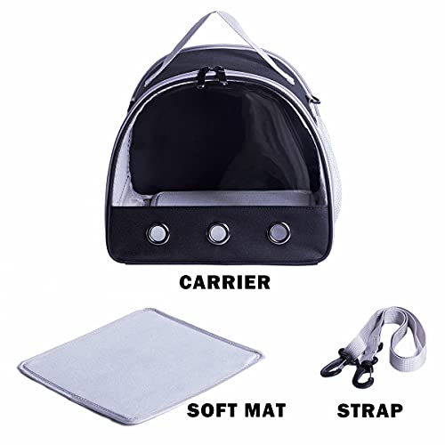 Guinea Pig Carrier, Small Animal Bird Rabbit Turtle Carrier Bag, African Hedgehog Portable Travel Carrier Outdoor Hangbag, Bird Rabbit Guinea Pig Squirrel Carrier - color: Green
