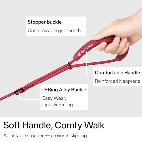 Hands Free Cat Leash Lightweight 4.1-7.2FT Adjustable Durable Rope Leash with Padded Handle, Versatile Crossbody Waist Lead for Cats Puppy ≤26lbs Outdoor Walking (Earth, S) - color: Earth
