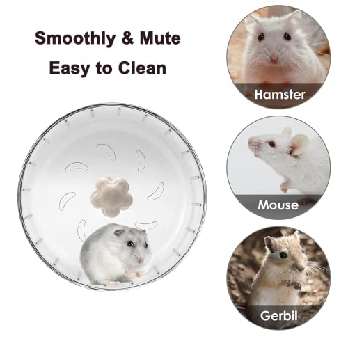 GOLDEAL 6.7Inchs Silent Hamster Wheel, Hamster Toys for Hamster Cage, Super Mute Spinner Exercise Running Wheel for Small Hamsters, Gerbils, or Mice (6.7Inchs) - size: 6.7Inchs