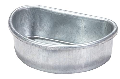 Pet Lodge® Galvanized Cage Cups | Feeder & Waterer for Small Animals | Clips Inside of Cage | Bunny Cage Cup | 1/2 Pint - size: 1/2 Pint
