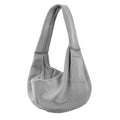 Dog and Cats Carrier Sling, Breathable Puppy Small Pet Carrier with Pocke | Reversible Dog Sling Carrier, Safety Buckle, Storage Pocket, Machine Washable for Travel, Outdoor Activities, Hand-Free, Gray - color: Breathable gray