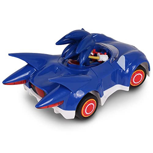NKOK Sonic & Sega All-Stars Racing RC Car 1:28 Scale 2.4GHz, Ages 6+ | Officially licensed Sega Sonic the Hedgehog - 6.5" compact design - rubber tires - up to 150 ft range - ages 6+