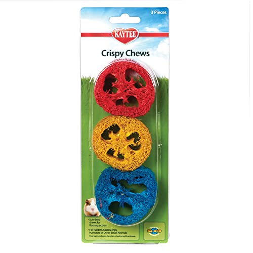 Kaytee Crispy Chews 3-pack For Pet Rabbits, Chinchillas, Guinea Pigs, Rats and Other Small Animals - size: 0.01 Ounce (Pack of 1)