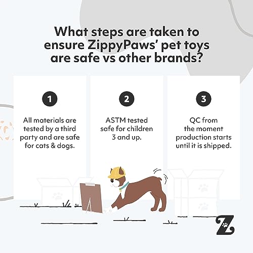 ZippyPaws Burrow Replacement Miniz Squeaky Toy for Enrichment - Unicorns | Interactive Dog & Puppy Toys for Boredom, Stimulating Pet Products to Keep them Busy - style: Unicorns (3-pack)