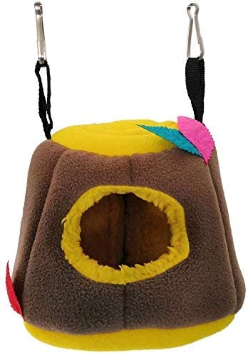 Litewoo Small Animal Bed Nest Winter Warm Hammock Comfortable Fit Squirrel Sugar Glider Gerbil Rat Hamster Bird Parrot - color: Bird Bed - B