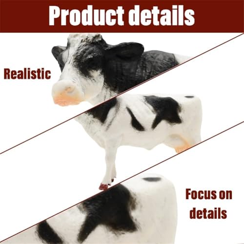 66PCS Mini Farm Animal Barn Toy with Tractor Trailer Fence for Kids Ages 3+ | Realistic Farm Animal Figurines, Educational Birthday Gift for Kids