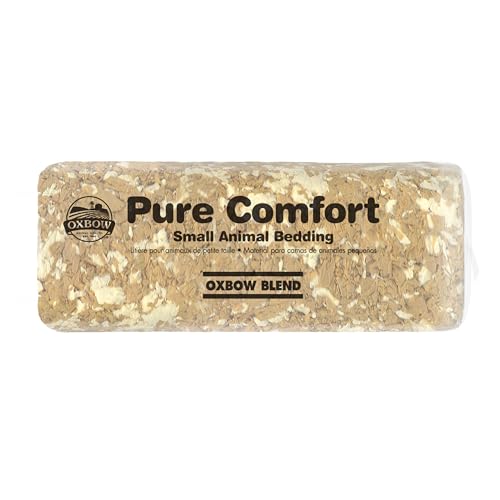 Oxbow Small Animal Bedding, Hamster, Guinea Pig, Rabbit, Blend, USA, 178 L | Pure Comfort, Hamster Bedding, Guinea Pig Bedding, Low Dust, Virgin Paper, Litter Box, Bunny, Rats, Gerbils, Chinchillas - color: Blend, size: 178 Liter