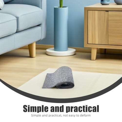 VANZACK Cat Exercise Wheel Mat Nonskid Cushion for Cat Running Wheel Felt Pad Replacement Noise Reducing Mat 95.27X9.84X0.27In Indoor Pet Treadmill Accessory
