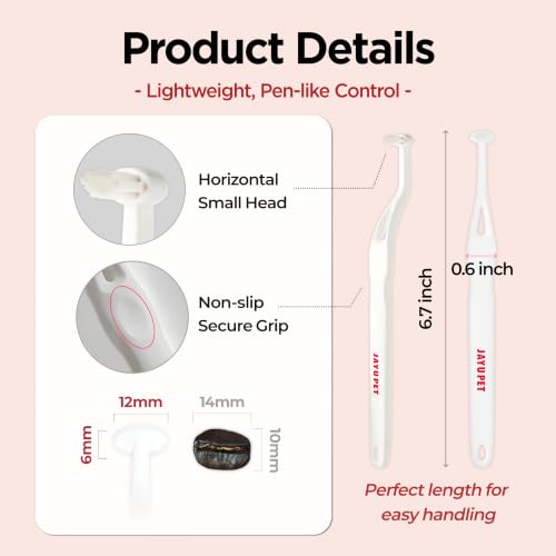 JAYU PET Dental Care Brush with Soft Bristles 1ea | Dog Toothbrush, Cat Toothbrush, For Kitten and Small Dogs, Removes Old Plaque and Tartar, Easy Cleaning - color: Soft Bristles, size: 1 Count (Pack of 1)