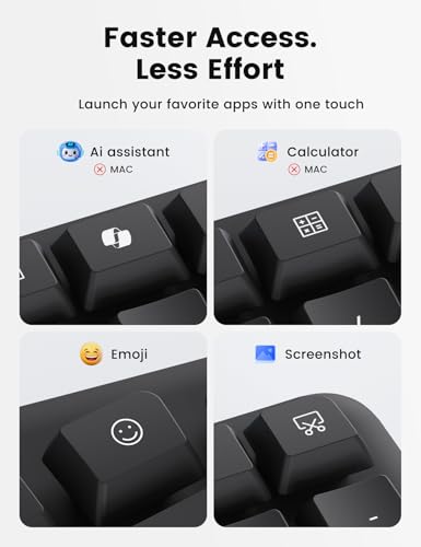 Wireless Keyboard and Mouse Combo, SABLUTE MA41 30dB Quiet Ergonomic Wave Keyboard Set with Soft Leather Palm Rest, Dual-System Switch for Windows/Mac, Ideal for Business Teams Home Office | Soft Leather Memory Foam Wrist Rest, 2.4GHz Wireless, UAB-A & US