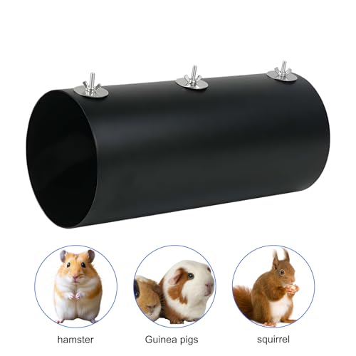 2 Pcs Hanging Cooling Tunnel Toys Cage Accessories Small Animals Tubes Tunnel Toys Hideout Portable Rabbit Tunnels for Small Animal Playing Resting