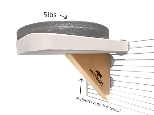 Aspen M Wood Support Ledge [2 Pack] for Chinchilla, Hamster, Rat, Bird, Rabbit