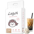 Lady N Pellet Tofu Cat Litter, Boba Tea, Strong Clumping, Low Tracking 9lb | Ultra Absorbent, Dust-Free, Water-Soluble, Natural Ingredients, Enviro-Probiotic Odor Control - size: 9lb x 1bag