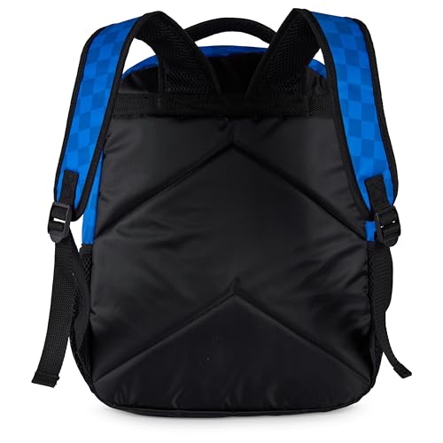 AI ACCESSORY INNOVATIONS Sonic The Hedgehog Backpack, Boys & Girls Featuring Sonic, Tails, and Knuckles,16” Bookbag w/Molded Sonic Dangle, Blue - color: Sonic the Hedgehog