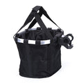 Pet Dog Bike Basket & Carrier Bag- Foldable Detachable Pet Travel Bicycle Basket - Small Animal Dog Cat Rabbit Bike Ride Basket Carrier (Black) - color: Black