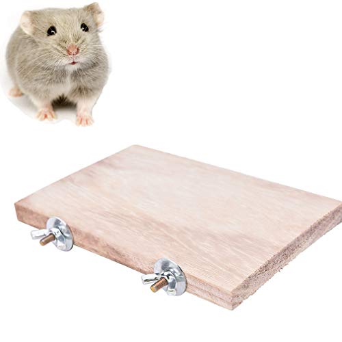Parrot Cage Perch,Wooden Platform Stand,Cage Perches,Tree Springboard,Corner Shelf Laddered,Hanging Swing,Natural Wood Branches for Parakeets Bird Chinchilla Hamster Guinea Squirrel Hedgehog