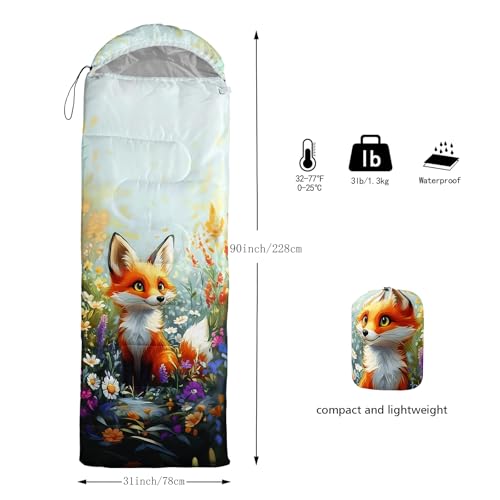 AILONEN Midnight Meow Sleeping Bag, Charcoal Cat Eyes Crescent Graphic, Portable Camp Sack Sleepover Style - color: S118