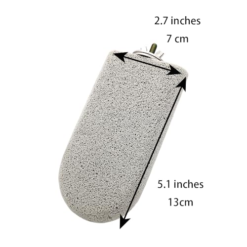 Shelltech Pumice Ledge Lava Ledge for Birds Chinchillas, Climbing Ledge Teeth Grinding Beak Grinding Block Perch Stand for Hamsters Chinchillas Parrots (L-2 Pack) - size: L-2 Pack