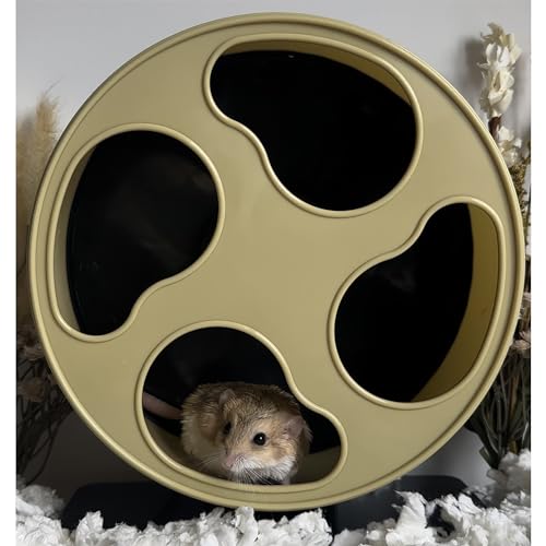Silent Runner Wheel - 9" Regular - Exercise Wheel (Cream) - color: Cream