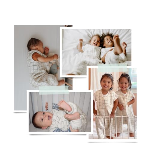 Dreamsuit Walker Toddler Sleep Sack with Feet and Legs, 2T-3T | 70% Rayon Made from Bamboo, 30% Organic Cotton, 0.8 TOG Summer, 2-Way Zipper, Buttery Soft Wearable Blanket, Cactus - color: (0.8 Tog) Checkered, size: 2-3T