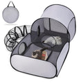 TailTastic Cat Playpen,3-in-1 Surround Tunnel for Indoor & Outdoor Use | outdoor cat tent,breathable mesh,pop-up folding design,and Medium/Large sizes for cats and small animals