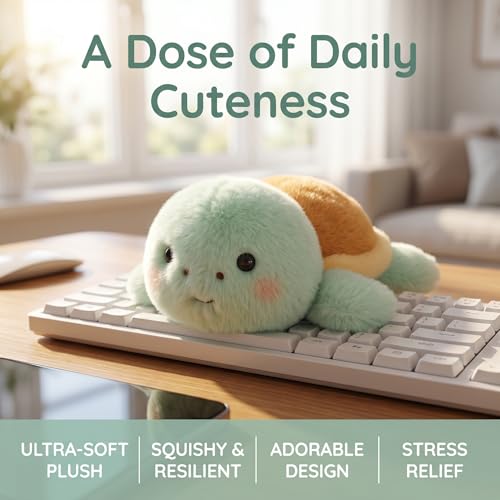 YUKOUQIAN Tortoise Stuffed Animal Cute Plush Doll Toy 5.5 inch for Girls Boys Christmas (pa Tortoise) - style: pa tortoise