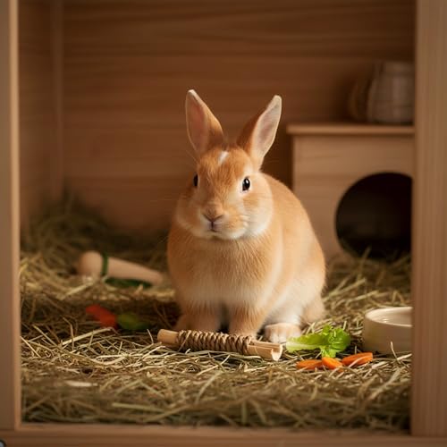 15pcs Rabbits Chew Toy,Sweet Bamboo Chew Stick for Small Animals | Natural Seagrass Sweet Bamboo Chew Stick For Guinea Pigs Chinchillas Hamsters Rats, Bunny Cage Enrichment