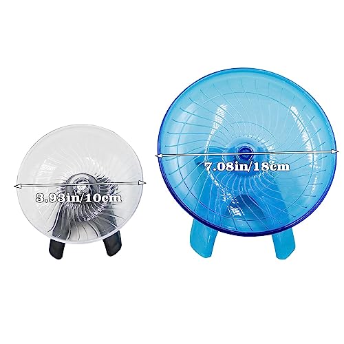 Hermit Crabs Wheel Toy, Hamster Running Wheel Toys, Small Animals Cage Accessory, Tank Accessory, Suitable for Hermit Crab Hamster Rat - color: Black, size: Small