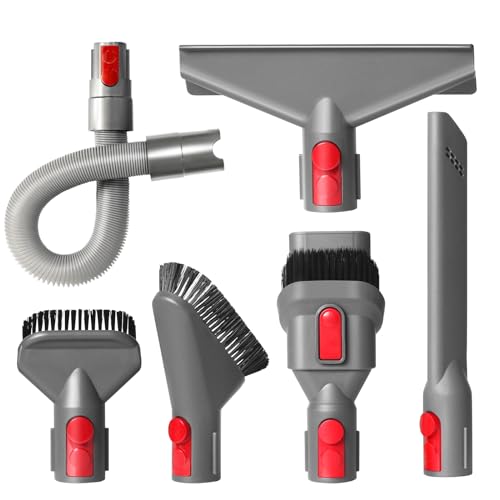 Replacement Attachment Kit compatible with Dyson V7 V8 V10 V11 V15 Cleaner | Flexible Extension Hose Mattress Tool Stiff Brush Soft Bristle and Flexible Crevice Tool for Home Cleaning - color: Home Cleaning Kit
