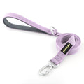 Plutus Pet Heavy Duty Dog Leash with Lockable Aluminum Carabiner, 6 FT Long | Double-Sided Reflective Nylon, Padded Handle, Heavy Duty, for Puppy Small Medium and Large Dogs (Purple, 4/5" x 6') - color: Lilac Purple, size: 4/5" x 6'